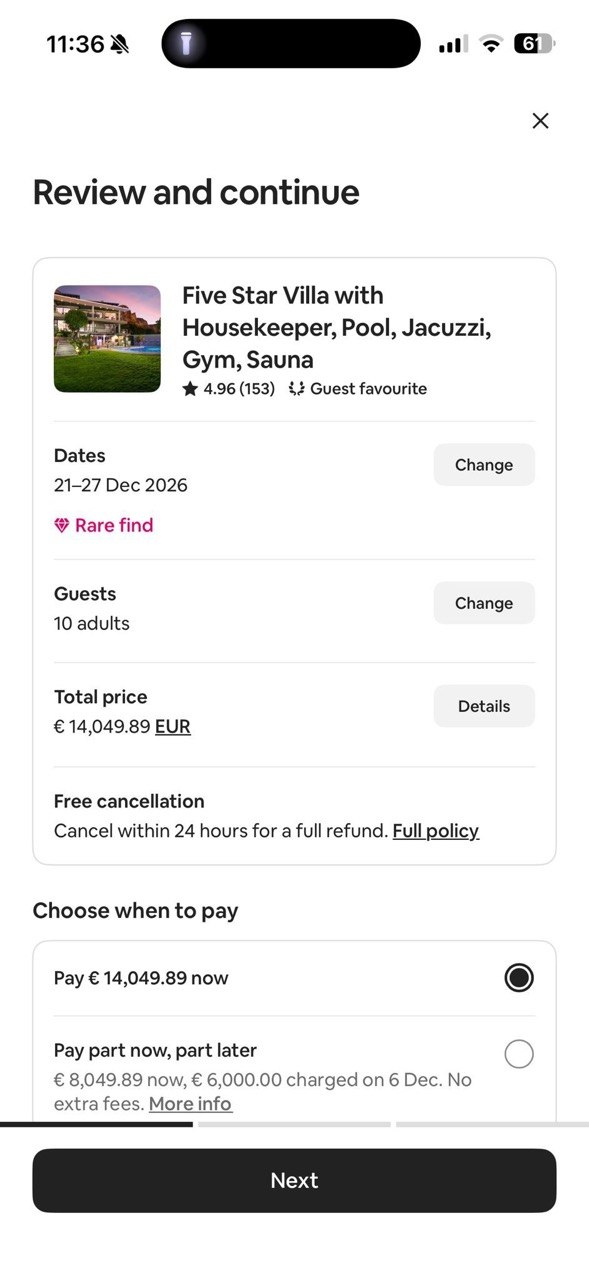 Cape Town villa booking